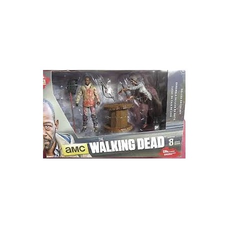Walking Dead - Morgan With Impaled Walker (Serie 8)