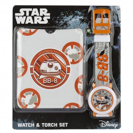Star Wars-Star Wars BB8 Quartz Watch & Torch Set