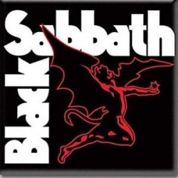 Black Sabbath-Black Sabbath Classic Logo Fridge Magnet (Magnete)