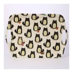 Gatti Merchandise-Feline Fine Eco Friendly Biodegradable Bamboo Tray (Vassoio)
