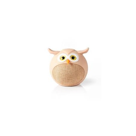 Casse Acustiche-Animaticks Olly Owl (Nedis Bluetooth Speaker With A Unique And Fun Design)