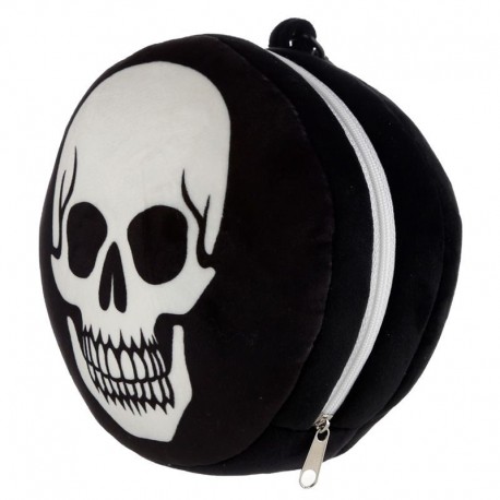 Skull Collection-Skull Travel Pillow With Eye Mask