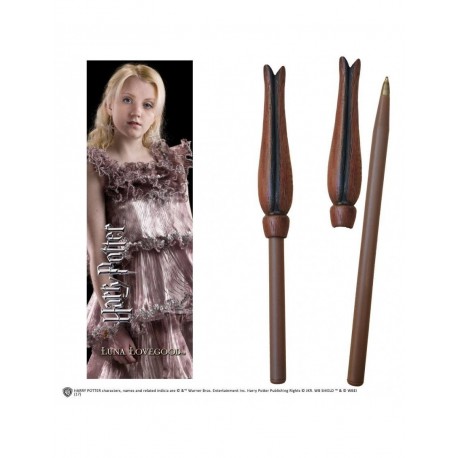 Harry Potter-Luna Lovegood Wand Pen & Bookmark (Penna & Segnalibro)