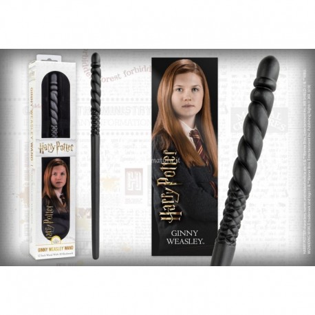 Harry Potter-Ginny Weasley Wand (12Inch Wand With 3D Bookmark)