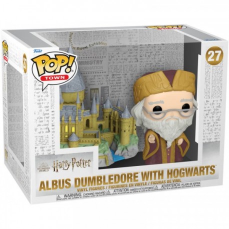 Harry Potter-Pop! Town Albus Dumbledore With Hogwarts
