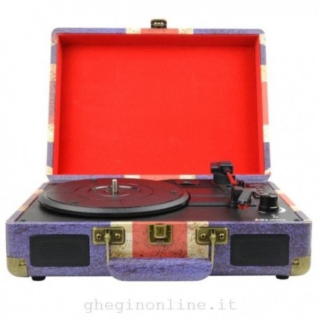 Giradischi Portatili-Majestic TT 43BT USB/SD/AUX