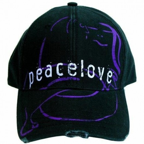 John Lennon-Peace Love Cap (Cappellino)