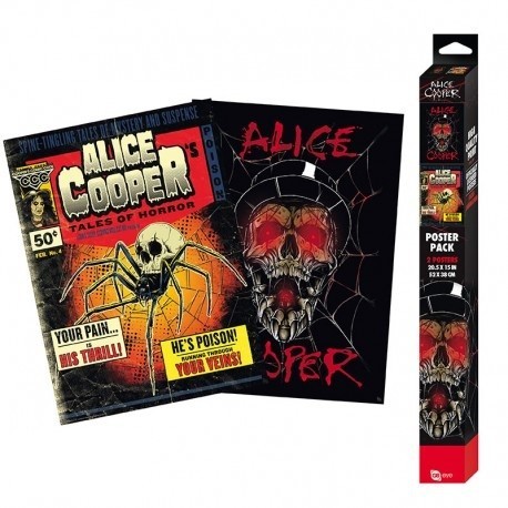 Alice Cooper-Poster Pack (2 Posters 52x38 cm)