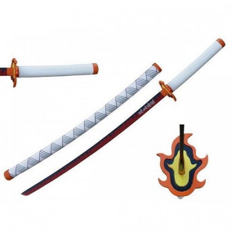 Armi Replica-Demon Slayer Katana KIimetsu No Yaiba di Rengoku Kyojuro