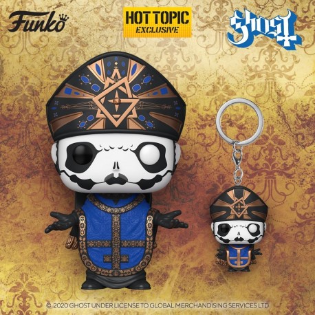 Ghost-Pocket Pop! Keychain Papa Emertus IV (Hot Topic Exclusive)