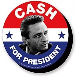 Johnny Cash-Cash For President Magnet (Magnete/Calamita)