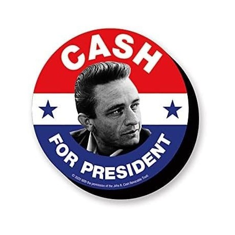 Johnny Cash-Cash For President Magnet (Magnete/Calamita)