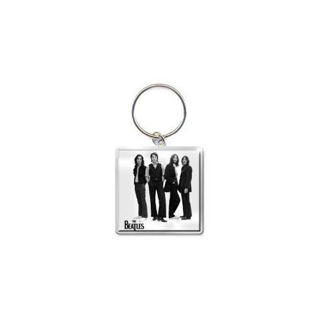 Beatles-Beatles White Iconic Photos Collectable Keychain