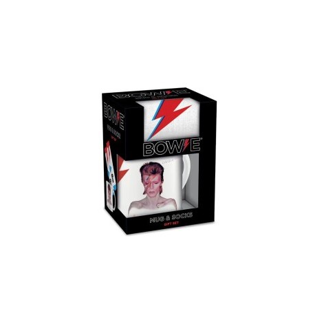 David Bowie-Bowie Aladdin Sane Mug & Socks Gift Set (Tazza E Calze)