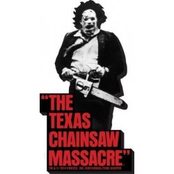 Texas Chainsaw Massacre-Black & White Magnet