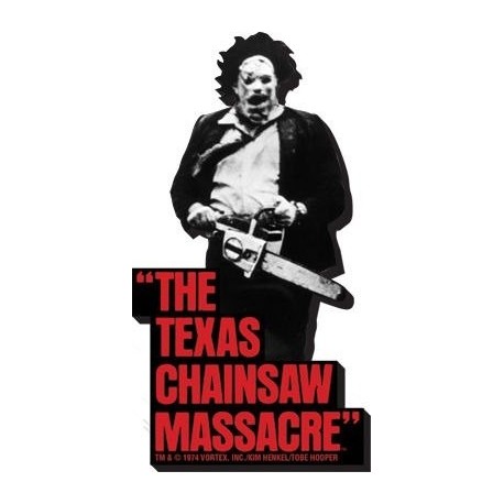 Texas Chainsaw Massacre-Black & White Magnet