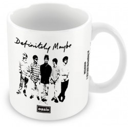 Oasis-Definitely Maybe White Pod Mug (Tazza)
