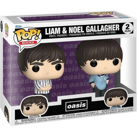 Oasis-Pop! Rocks Liam & Noel Gallagher 2 Pc