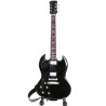 Strumenti Musicali-Chitarra Gibson Sg 300 TCH Stagg Nera (Black Sabbath Tribute)