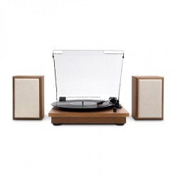 Giradischi (Turntable)-Victrola Giradischi Montauk VM-135 Oak