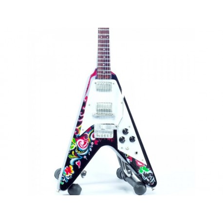 Strumenti Musicali-Chitarra Gibson Flying V "Flower" Jimi Hendrix (RY54)