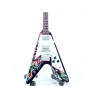 Strumenti Musicali-Chitarra Gibson Flying V "Flower" Jimi Hendrix (RY54)